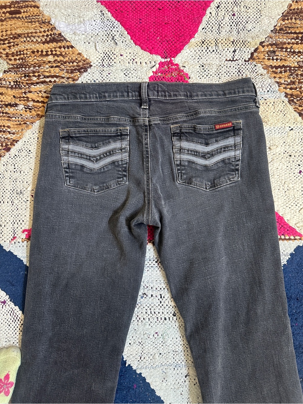 Roxy Gray Wash Low rise Boot Cut Flare - Picture 4 of 5